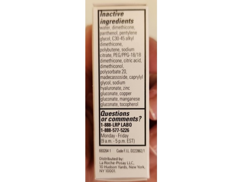 La Roche-Posay Cicaplast Gel B5, Glycerin Skin Protectant 21%, 0.1 fl oz/3 mL