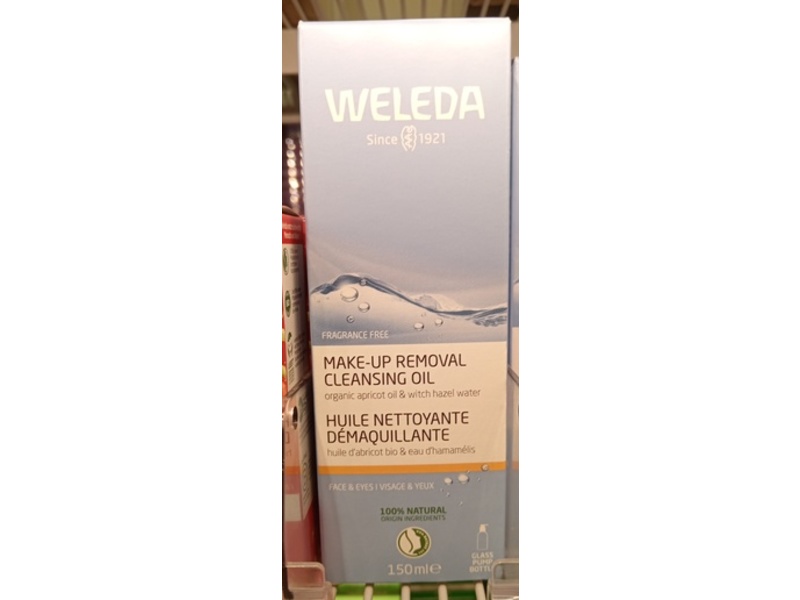 Weleda Make-Up Removal Cleansing Oil, 5 fl oz/150 mL