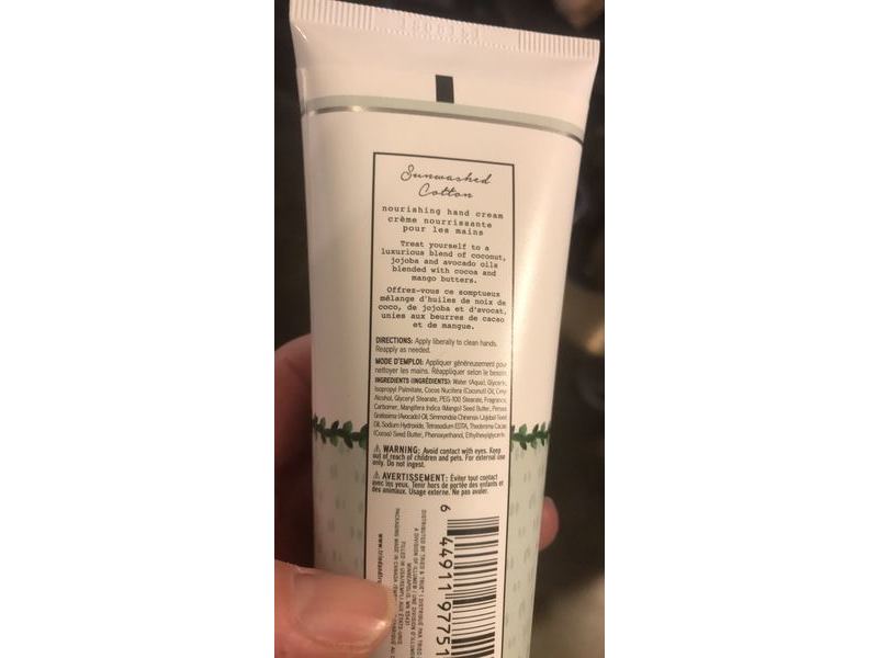 Tried & True Nourishing Hand Cream, Sunwashed Cotton, 3.5 fl oz/100 ml