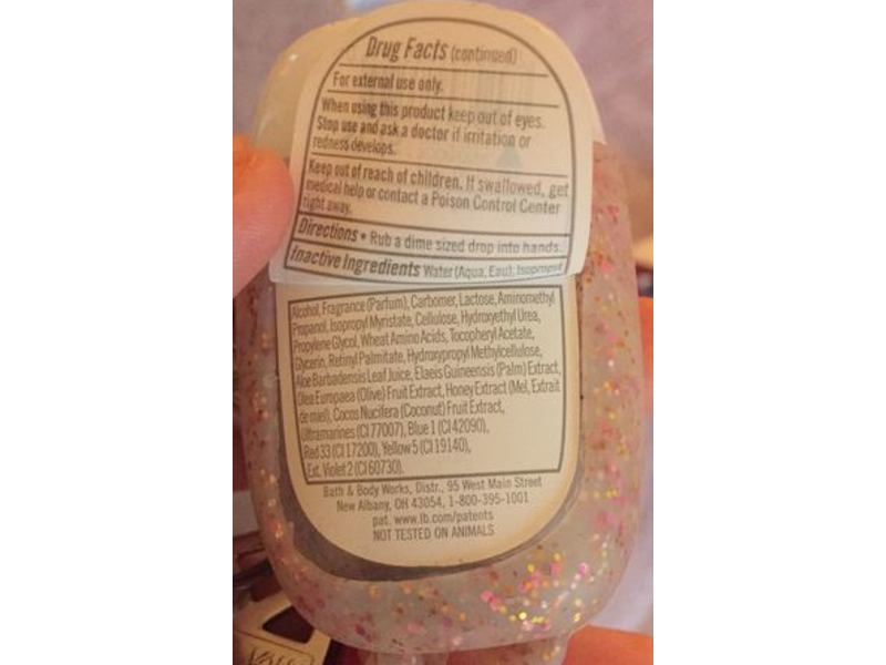 Bath & Body Works Pocketbac Anti-Bacterial Hand Gel, Merry Berry Kiss, 1 fl oz/29 mL