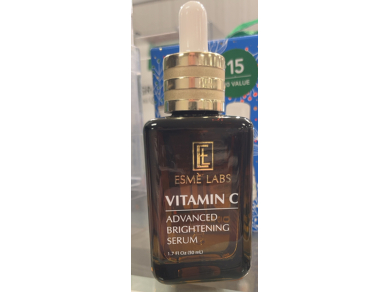 Esme Labs Advanced Brightening Serum, Vitamin C, 1.7 fl oz/50 mL