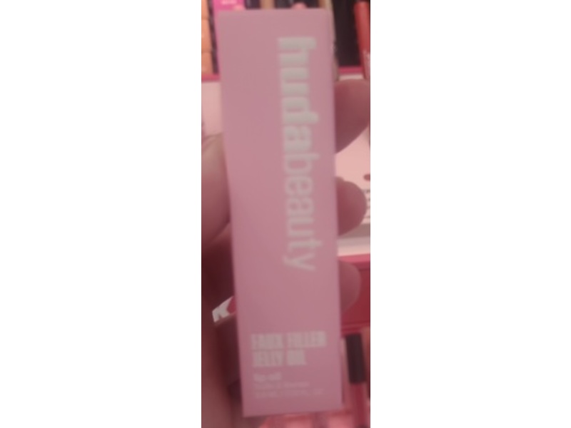 Hudabeauty Faux Filler Jelly Lip Oil, Pink Lady, 0.13 fl oz/3.8 mL