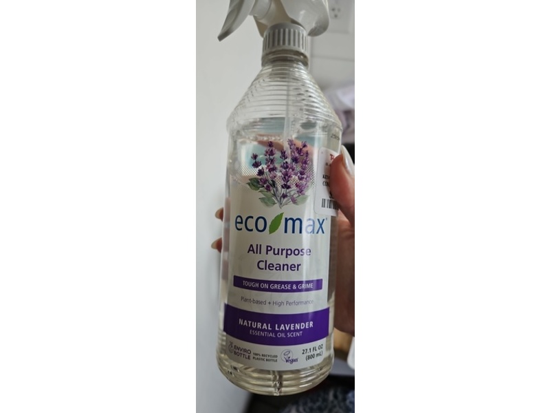 Eco-Max All Purple Cleanser, Natural Lavender, 27.1 fl oz/800 mL