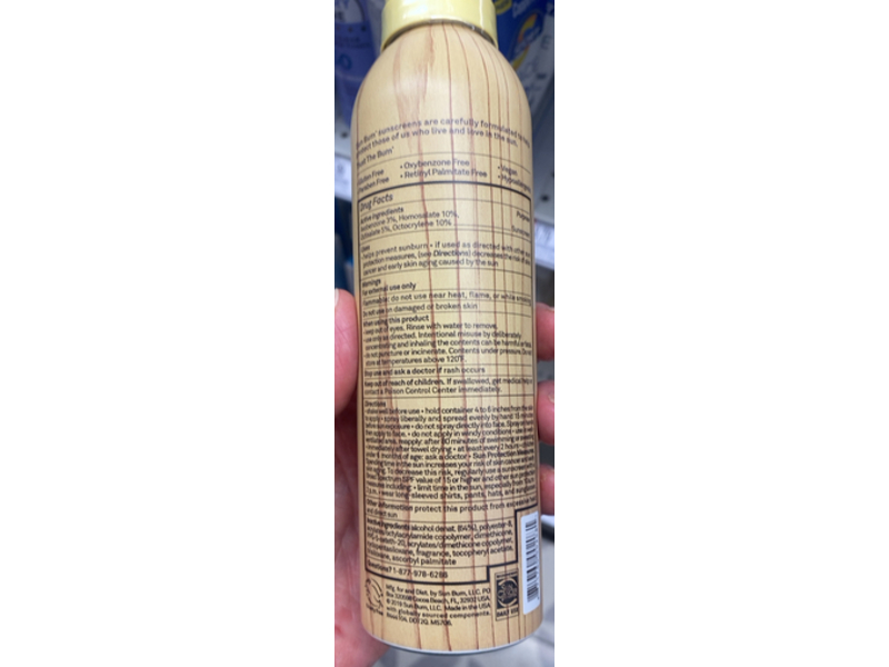 Sun Bum Premium Moisturizing Sunscreen Spray, SPF 70, 6 oz / 170 g