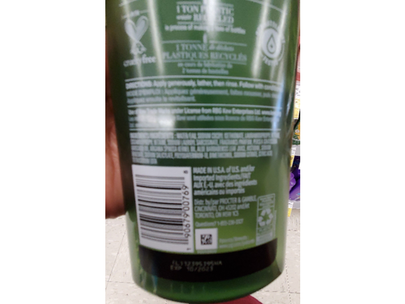 Herbal Essences Bio Renew Sulfate Free Shampoo, Avocado & Argan Oil, 13.5 fl oz/400 mL