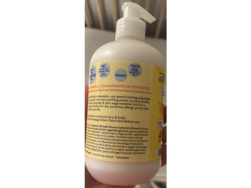 California Baby Everyday Lotion, Calendula, 19 fl oz/562 mL