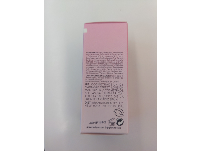 Glow Recipe Watermelon Glow Niacinamide Dew Drops, 5 fl oz/15 mL