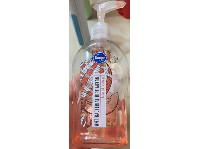 Kroger Antibacterial Hand Soap, Ripe Melon, 11.25 fl oz/332 mL