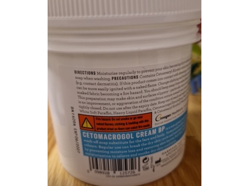 Gardiner Family Apothecary Ovelle Cetomacrogol Cream, 500 g