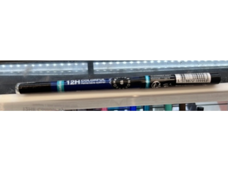 Sephora Collection 12H Colorful Waterproof Retractable Eye Pencil, Shimmer Navy, 0.010 oz/0.3 g