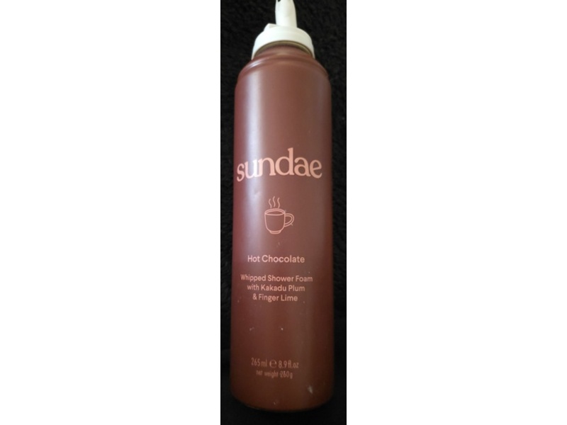 Sundae Whipped Shower Foam, Hot Chocolate, 8.9 fl oz/265 mL