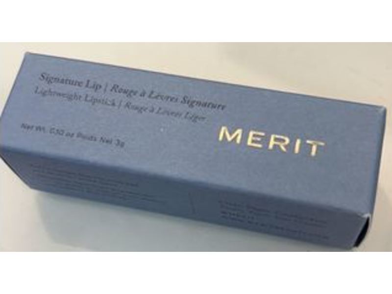 Merit Signature Lightweight Lipstick, Millennial, 0.10 oz/3 g
