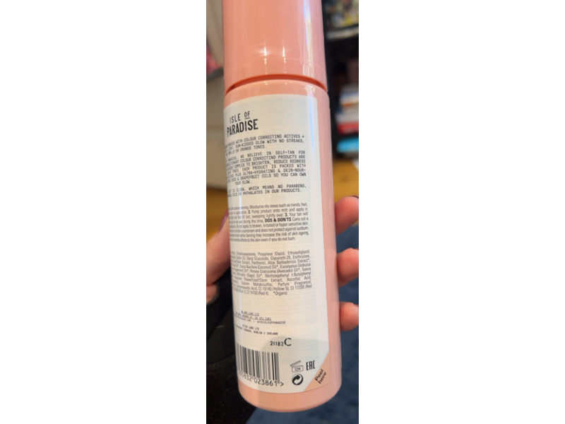 Isle Of Paradise Self - Tanning Mousse, Light, 6.76 fl oz/200 mL