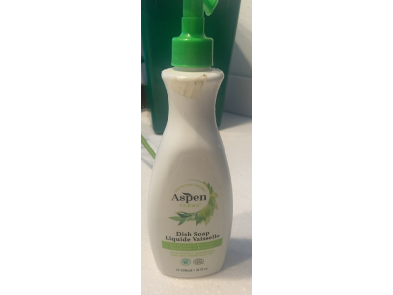 Aspen Clean Dish Soap, Eucalyptus & Rosemary, 15 fl oz/230 mL