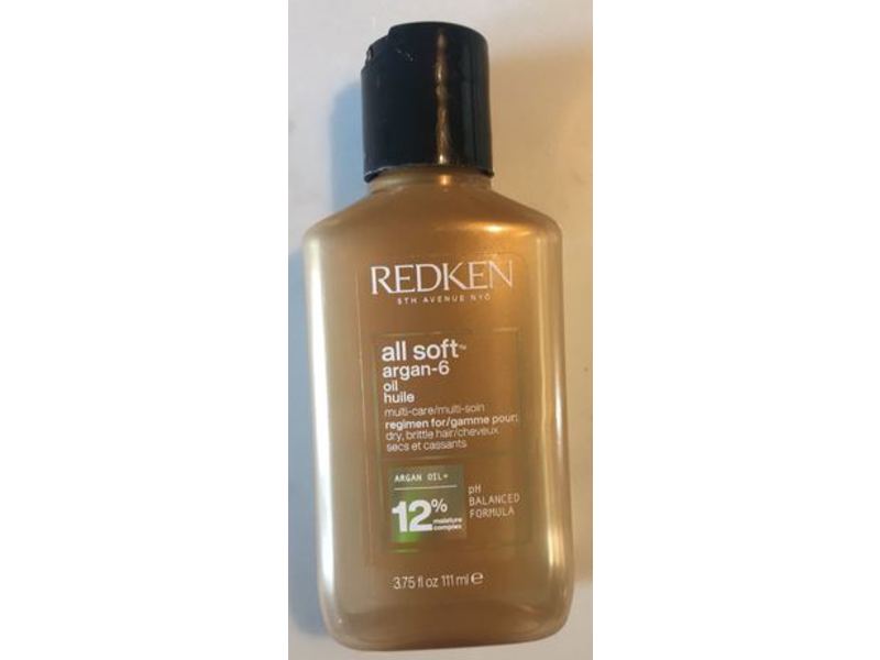 Redken All Soft Argan-6 Oil, 3.8 fl oz/111 mL