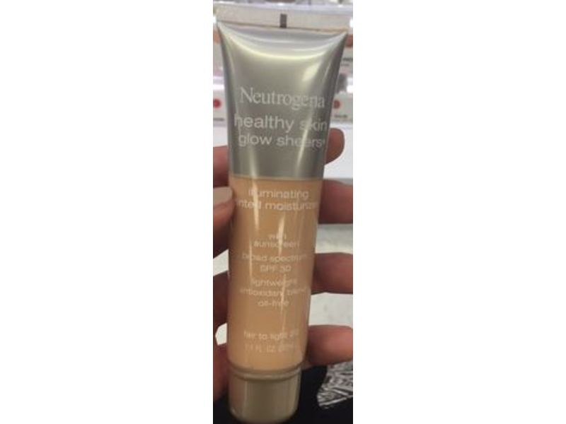 Neutrogena Illuminating Tinted Moisturizer, SPF 30, Fair To Light 20, 1.1 fl oz/32 mL