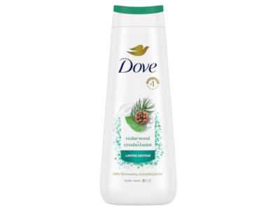 Dove Body Wash, Cedarwood + Crushedmint, 20 fl oz