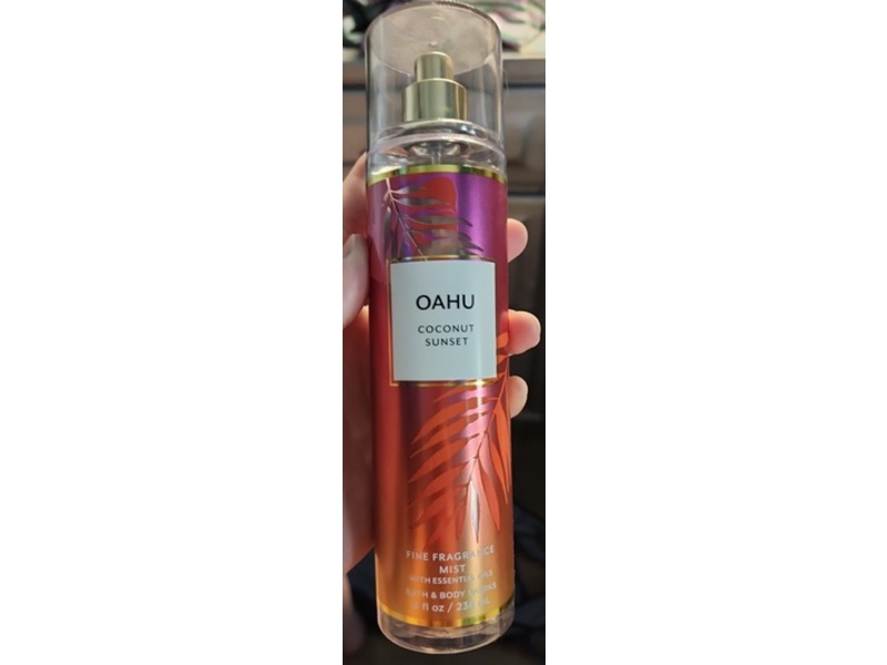 Bath & Body Works Fine Fragrance Mist, Oahu Coconut Sunset, 8 fl oz/236 mL