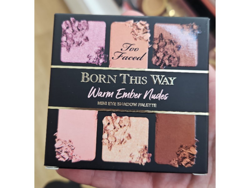 Too Faced Born This Way Eyeshadow Palette, Warm Ember Nudes, 0.12 oz/4.2 g