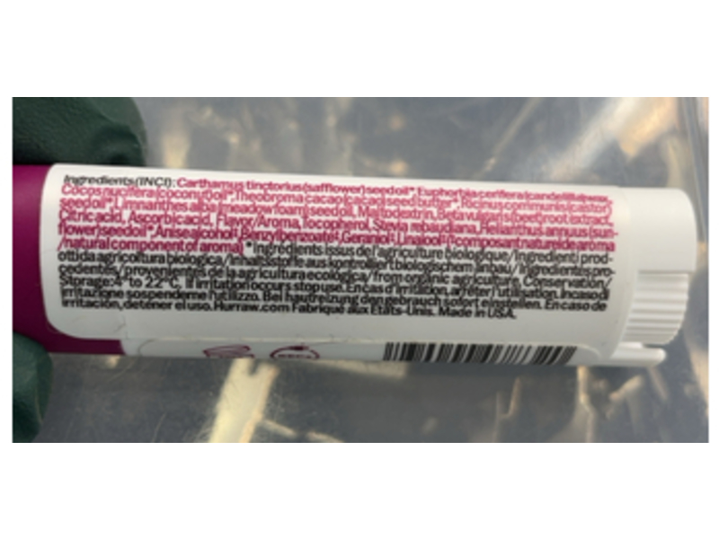 Hurraw! Plant Color Lip Color, No 3,0.17 oz/4.8 g