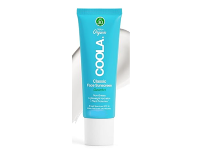 Coola Classic Face Sunscreen, SPF 30, Cucumber, 0.85 fl oz/25 mL
