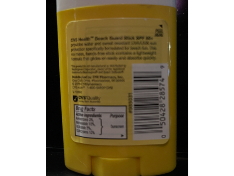 CVS Health Beach Guard Sunscreen Sunstick SPF 50
