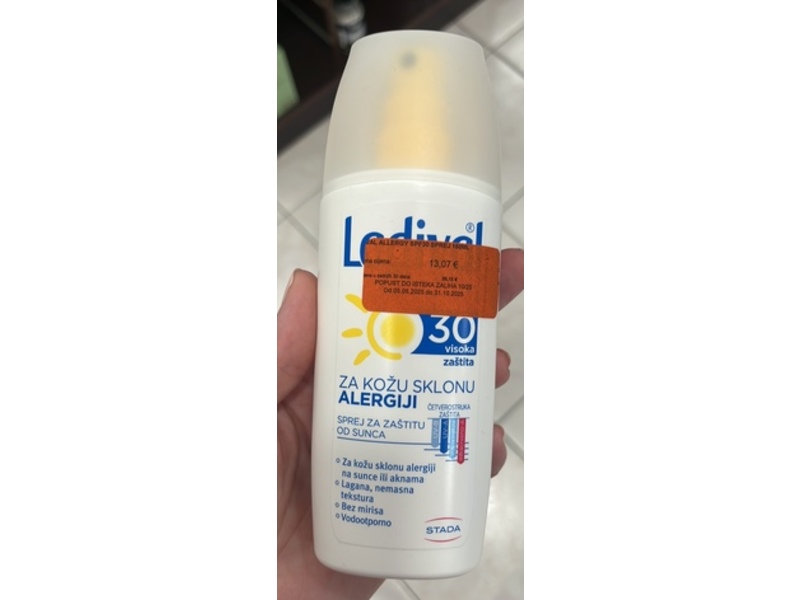 Ladival Allergic Skin Sunscreen Spray, SPF 30, 150 mL