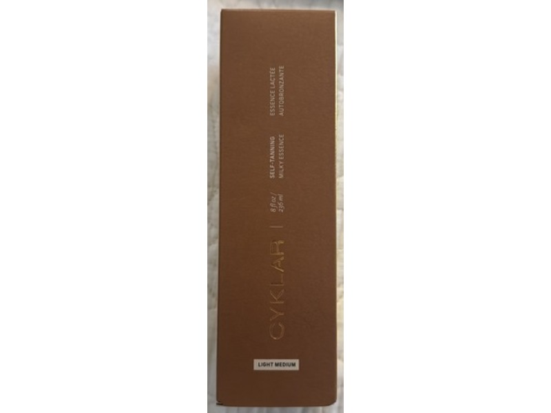 Cyklar Self-Tanning Milky Essence, Light Medium, 8 fl oz/236 mL