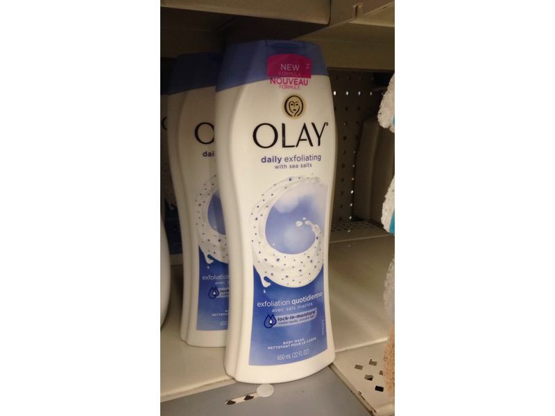 Olay Daily Exfoliating with Sea Salts Body Wash, 22 oz