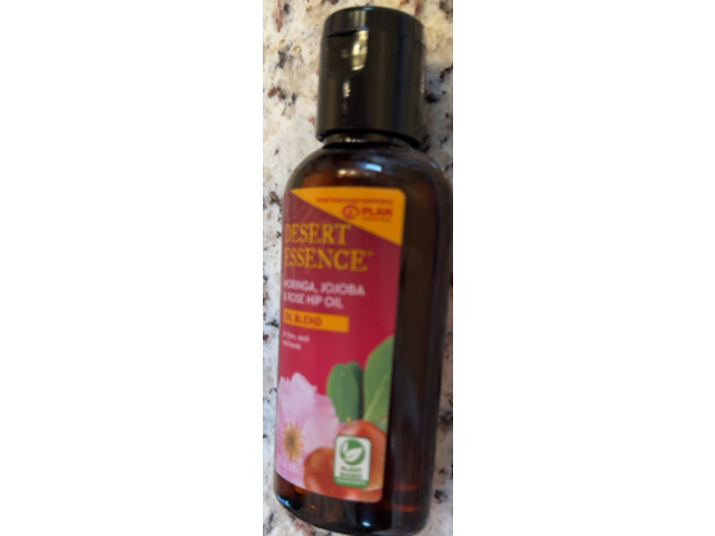 Desert Essence Oil Blend, Moringa, Jojoba & Rose Hip Oil, 2 fl oz/60 mL