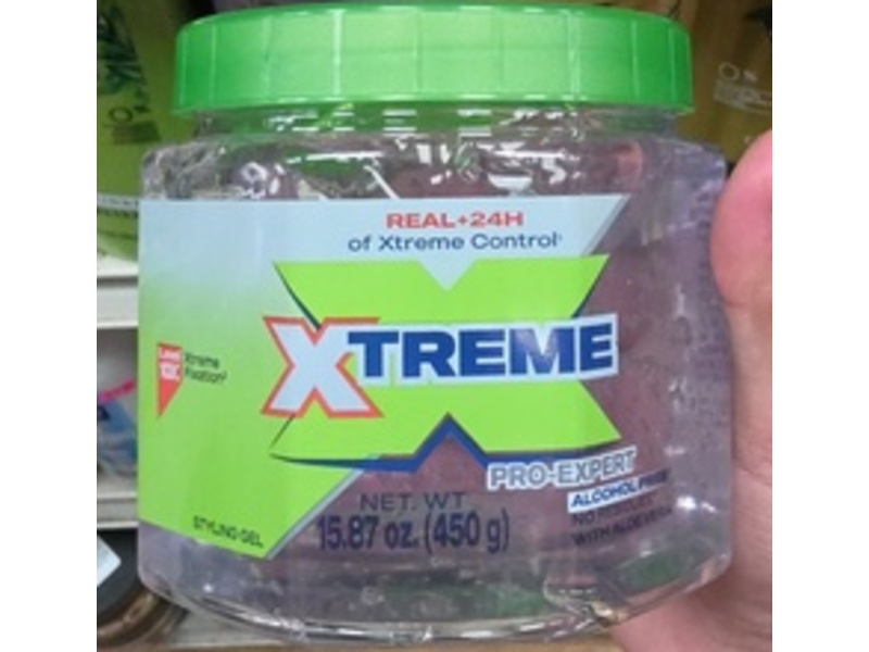 Xtreme Pro-Expert Styling Gel, Aloe Vera, 15.87 oz/450 g