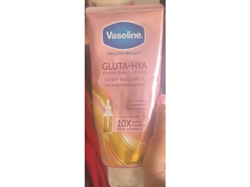 Vaseline Healthy Bright Gluta-Hya Serum Burst Lotion, Dewy Radiance, 330 mL