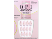 Opi Xpress/On Instant Gel Like Salon Manicure Press On Nails, 24K Drip Medium, 30 Nails - thumbnail 1