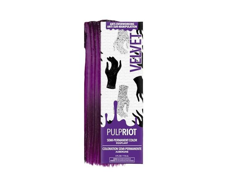 Pulpriot Semi-Permanent Color Egg Plant, Velvet, 4 fl oz/118 mL