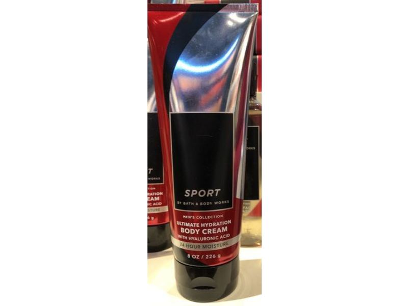 Bath & Body Works Ultimate Hydration Body Cream, Sport, 8 oz/226 mL