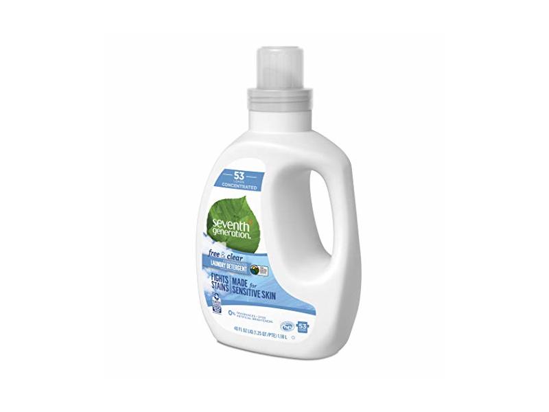 Seventh Generation Concentrated Laundry Detergent, Free & Clear, 40 fl oz