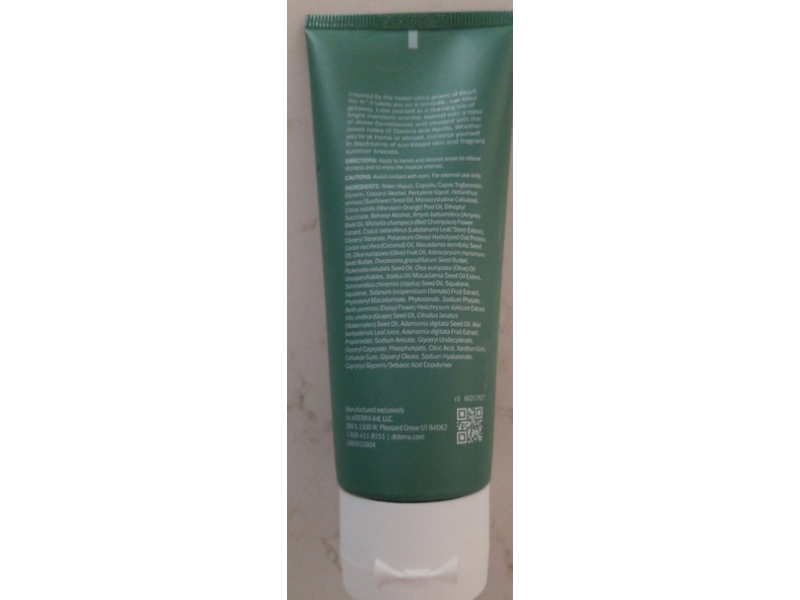 doTerra Sol Nº 3 Hand Lotion, 3.3 fl oz/100 mL