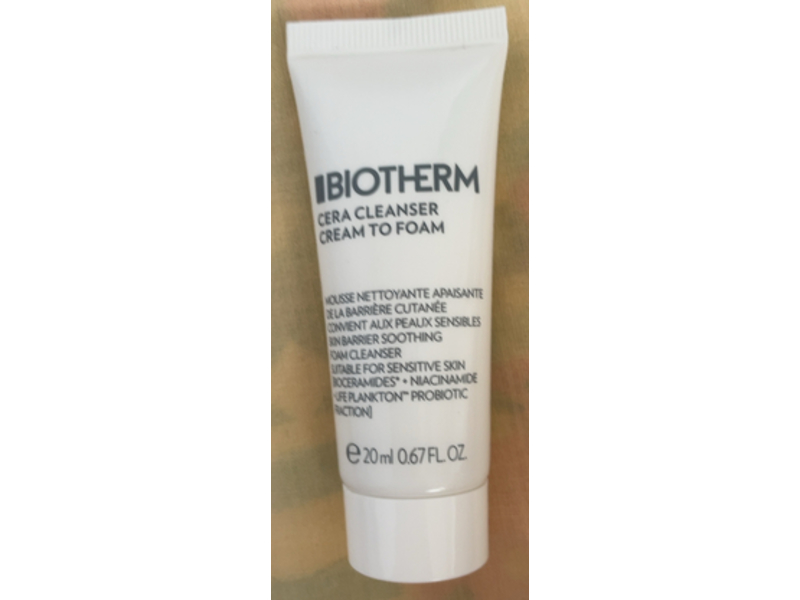 Biotherm Cera Cleanser Cream To Foam, 0.67 fl oz/20 mL