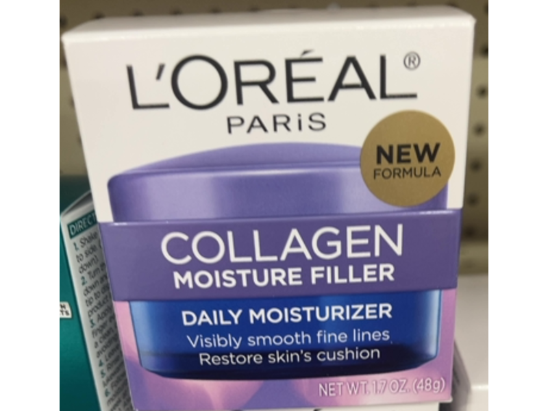 L'Oreal Paris Collagen Moisture Filler Daily Moisturizer, 1.7 oz/48g