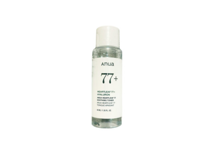 Anua Heartleaf 77+ Soothing Toner, Hyaluron, 1.35 fl oz/40 mL