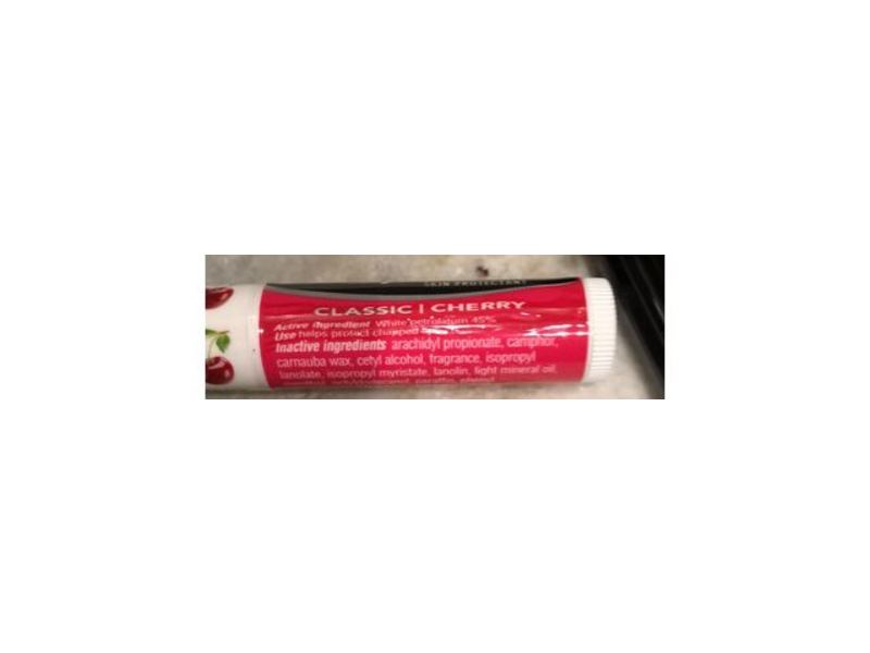 Chap Stick Skin Protectant Lip Balm, Classic Cherry, 0.15 oz/4 g