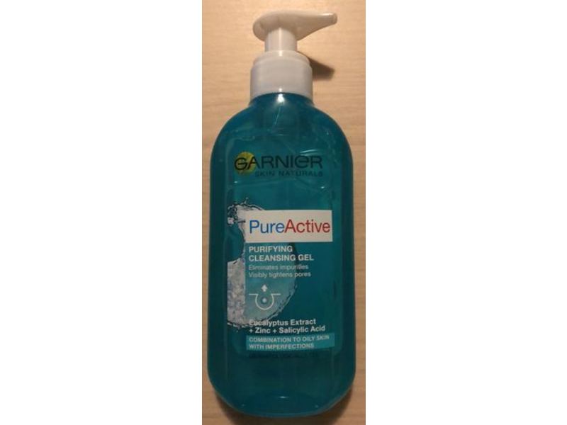 Garnier Purifying Cleansing Gel, Pure Active, 200 mL