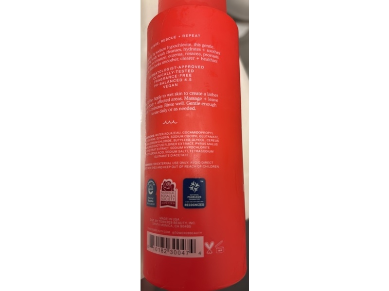 Tower 28 SOS Rescue + Relief Body Wash Treatment, 8.4 fl oz/250 mL