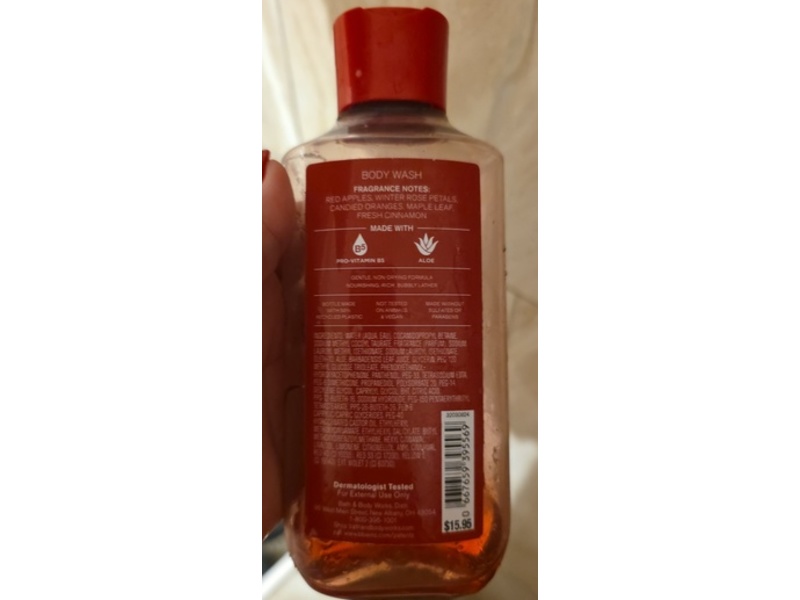 Bath & Body Works Body Wash , Winter Candy Apple, 10 fl oz/295 mL