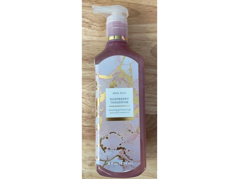 White Barn Cleansing Gel Hand Soap, Raspberry Tangerine, 8 fl oz/236 mL