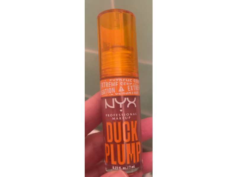 Nyx Professional Makeup Duck Plump High Pigment Lip Gloss, Mauve Out Of My Way, 0.23 fl oz/7 mL