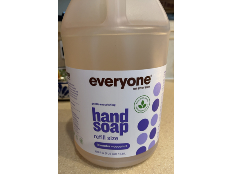 Everyone For Every Body Hand Soap, Lavender + Coconut, 128 fl oz/3.8 L