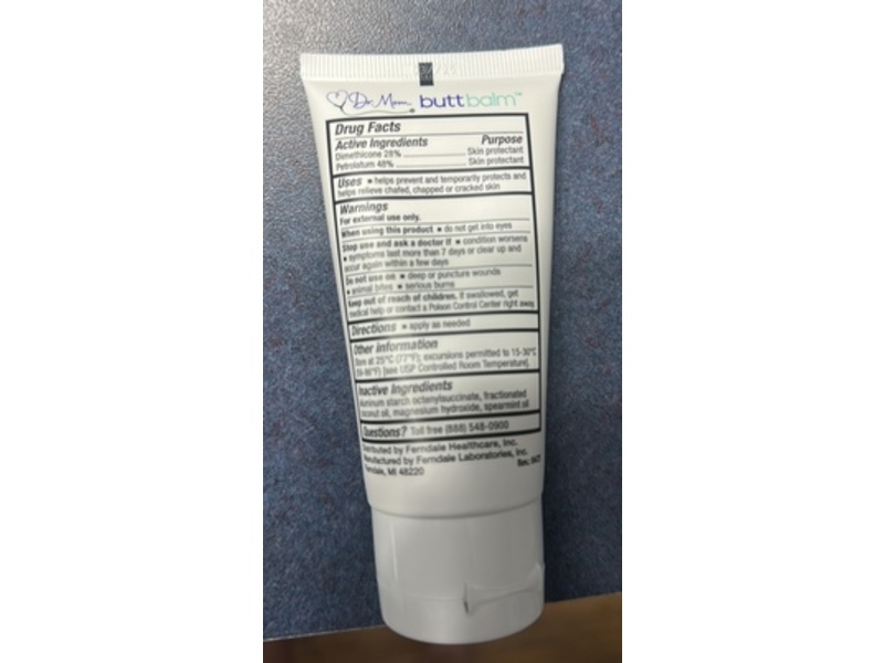 Dr. Mom Butt Balm, 2.5 oz/70 g