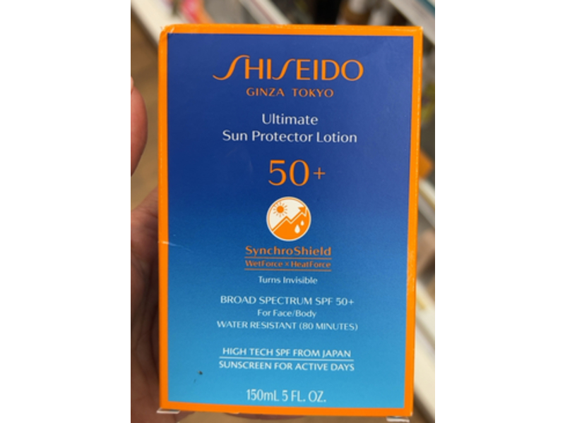 Shiseido Ultimate Sun Protection Lotion, SPF 50+, 5 fl oz/150 mL
