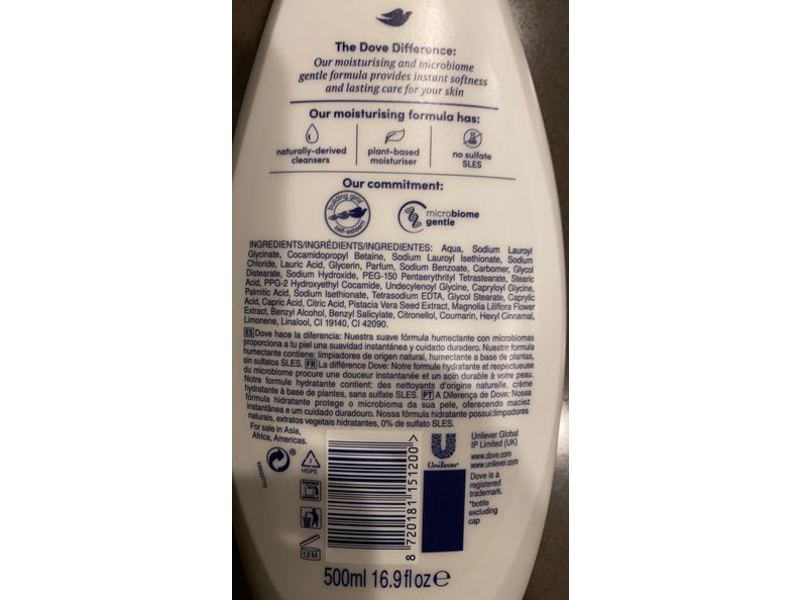 Dove Body Wash, Calming, 16.9 fl oz/500 mL